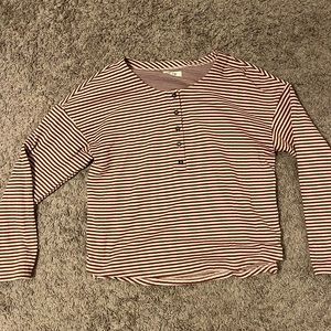 Madewell striped long sleeve shirt
